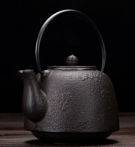 南部鉄器 老鉄瓶 桜の花 急須 提梁壺 対応 鉄やかん 鉄分補給 鉄びん