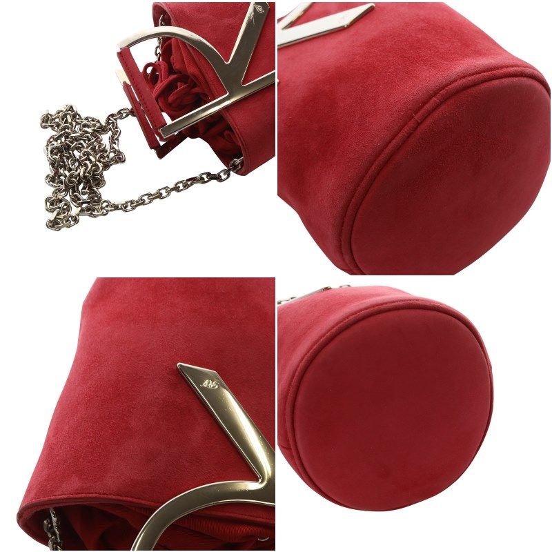 ロジェヴィヴィエ ROGER VIVIER RV MINI BAG スエード チェーン