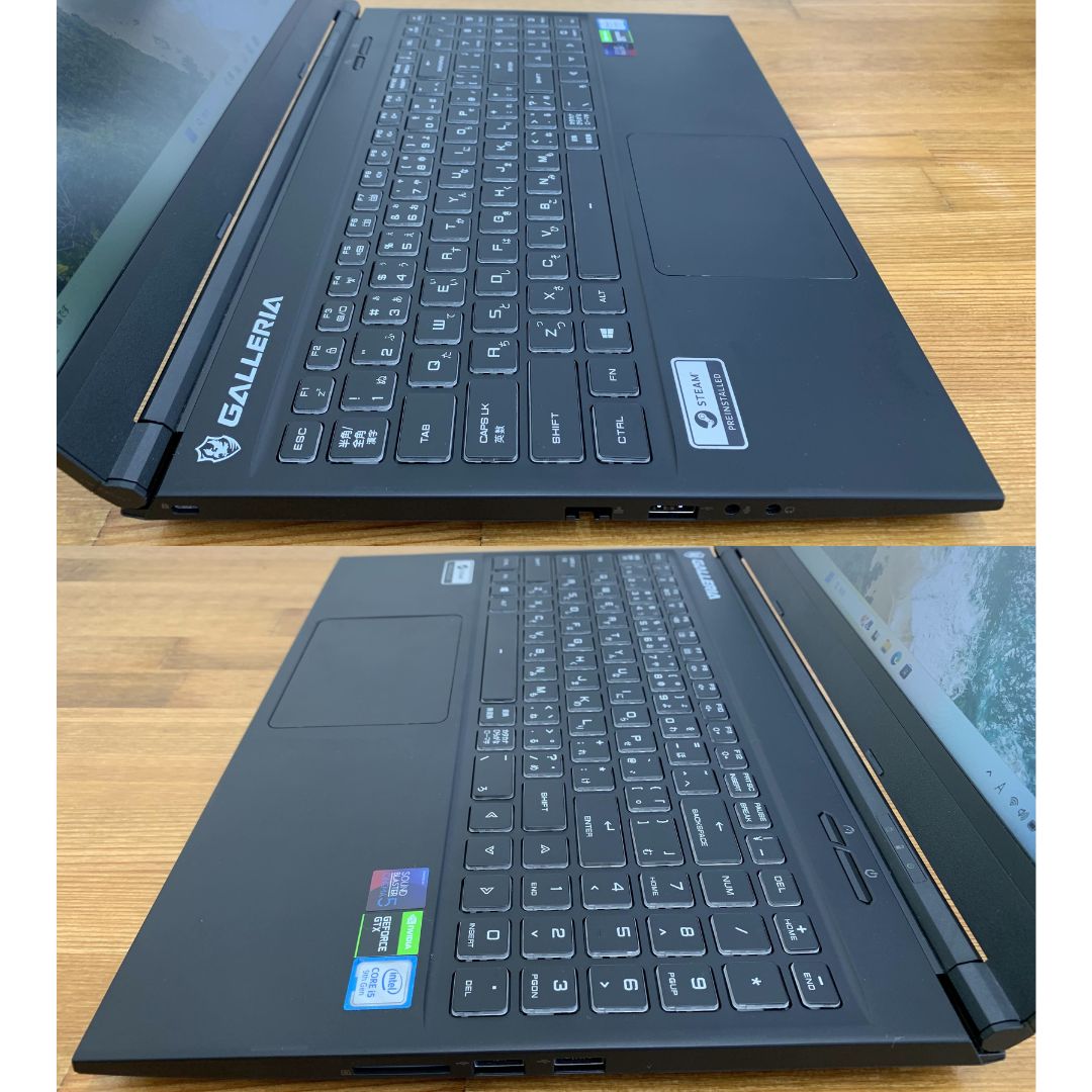 【最終値下げ】GALLERIA GCR1650GF ゲーミングノートPC GALLERIA GCR1650NF － 17.3インチの大型ゲーミングノート。エントリー