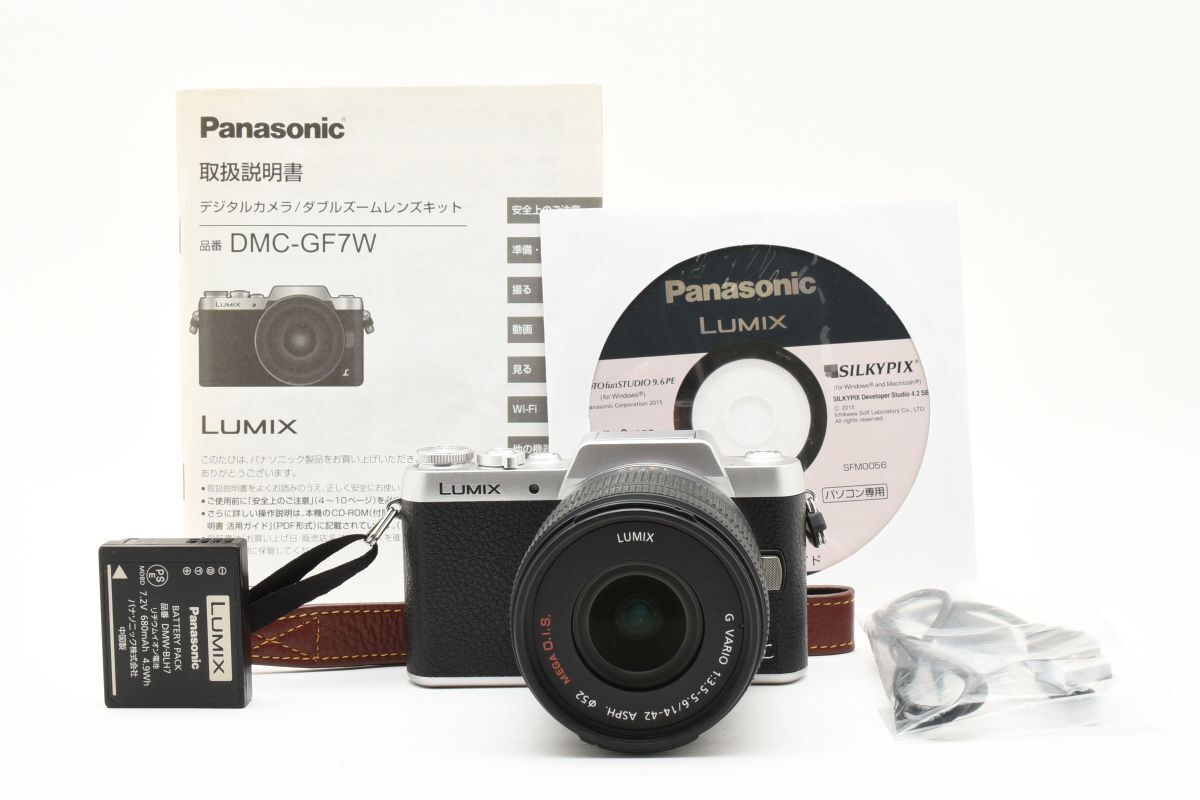 ショット数1870回 良品 Panasonic LUMIX DMC-GF7 + G VARIO 14-42mm F3