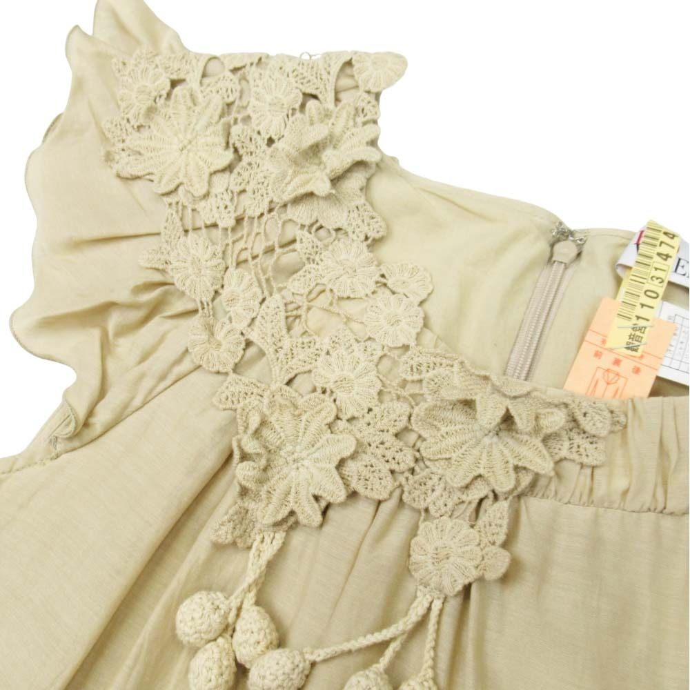良品 RED VALENTINO レッドヴァレンティノ ラッフル ワンピース