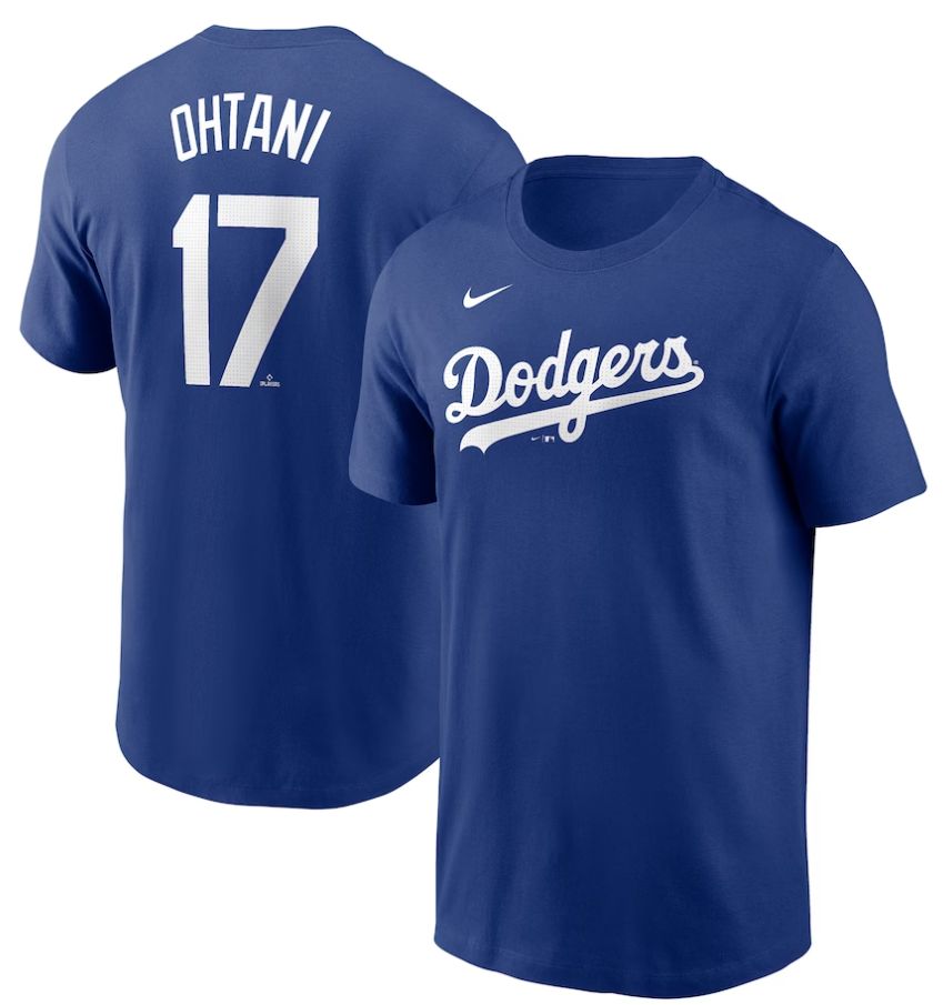 MLB ドジャース 大谷翔平 Tシャツ Nike ナイキ メンズ ブルー (Men