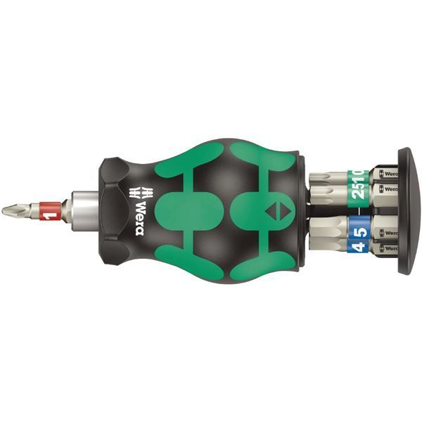 WERA ヴェラ 自転車用 スタビードライバー ステンレス製 ビット7本付き 004179 工具 ツール DIY 作業工具 道具