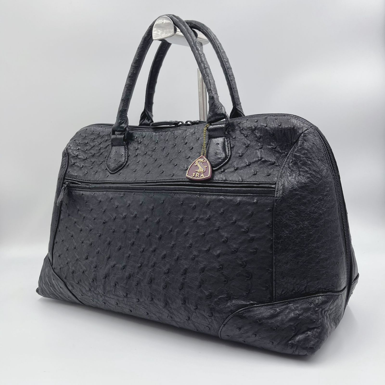 オーストリッチ ボストンバッグ 美品 - バッグ オーストリッチ ボストンバッグ 美品 - バッグ