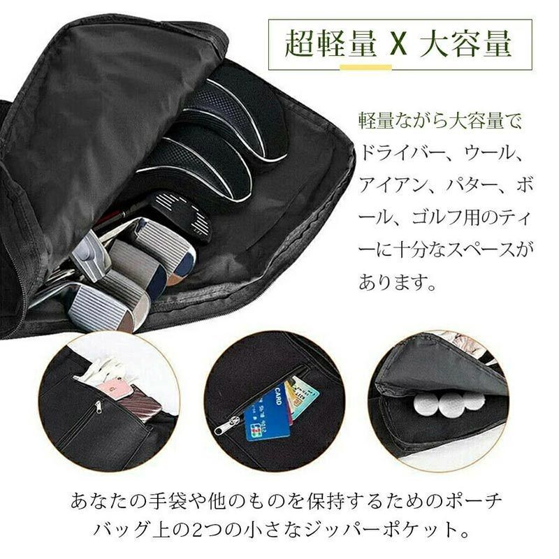 大人も着やすいシンプルファッション ゴルフ 練習用 自転車 ゴルフクラブケース 筒 クラブケース ゴルフバッグ・キャディバッグ