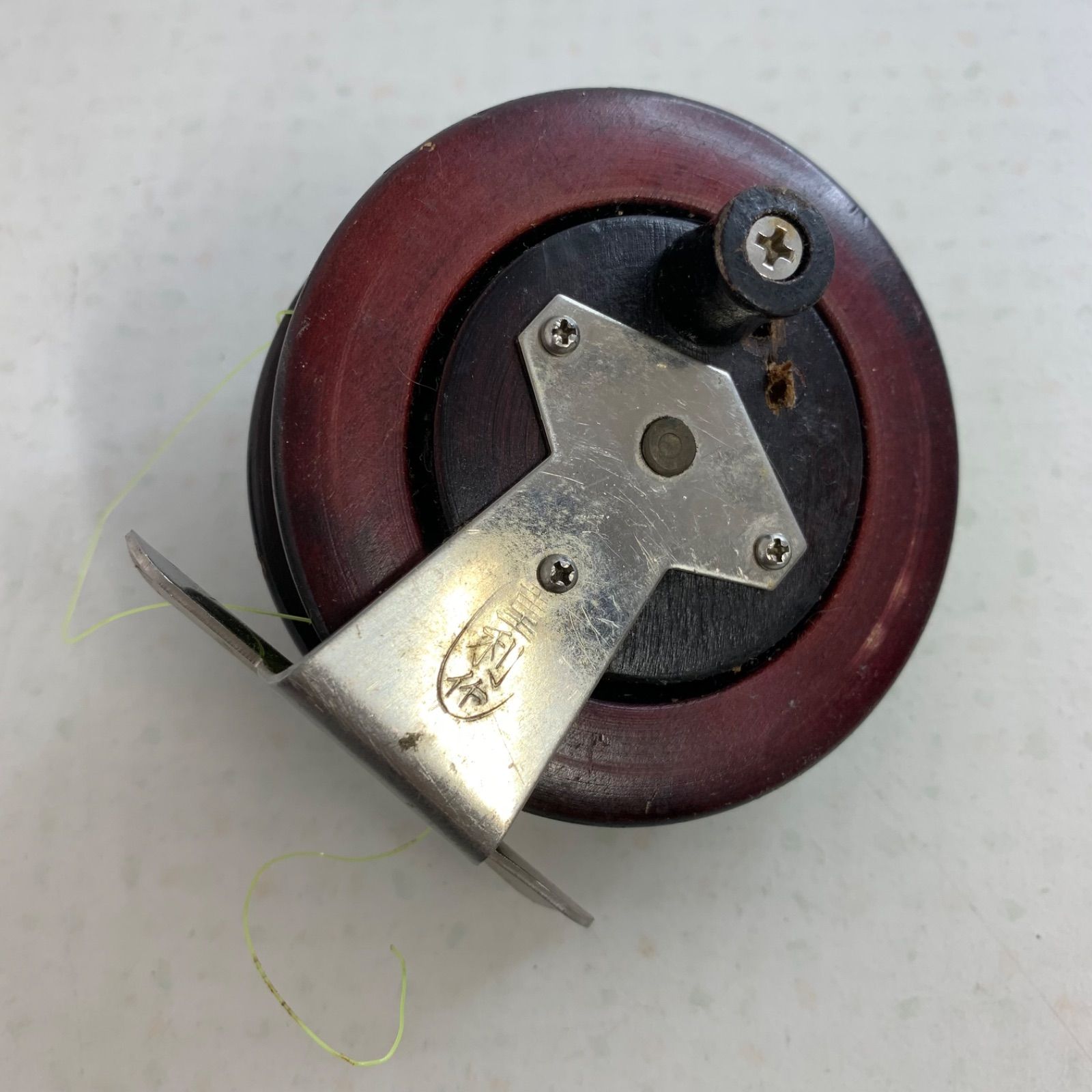 重利作 木製 タイコリール SZM エキスパート クロダイ リョービ