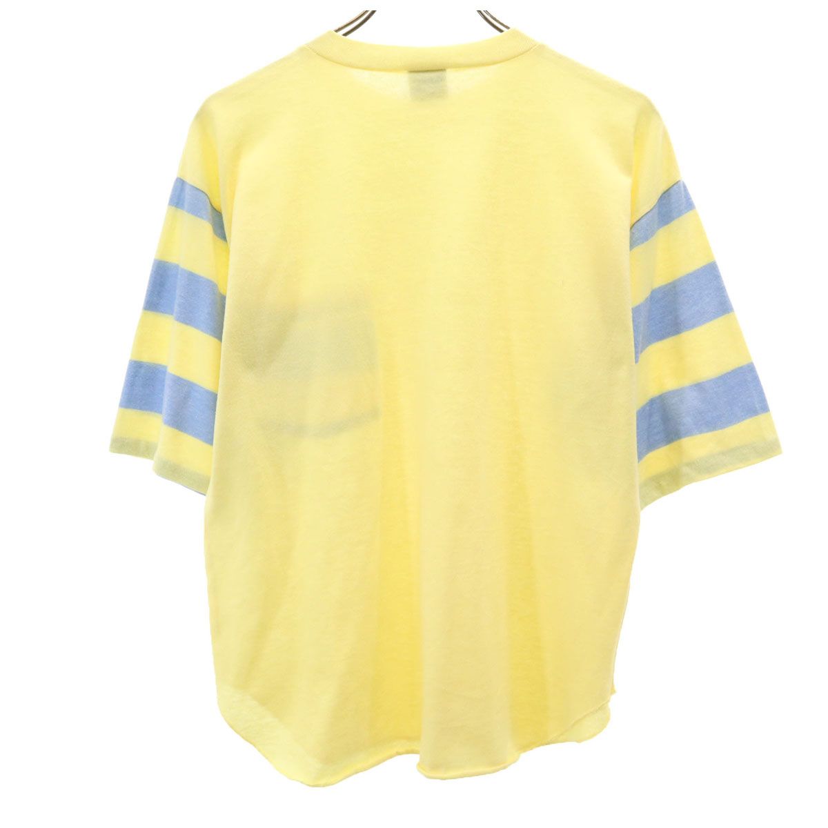INDY KNIT 80s ヴィンテージ USA製 ボーダー柄 半袖 シングル