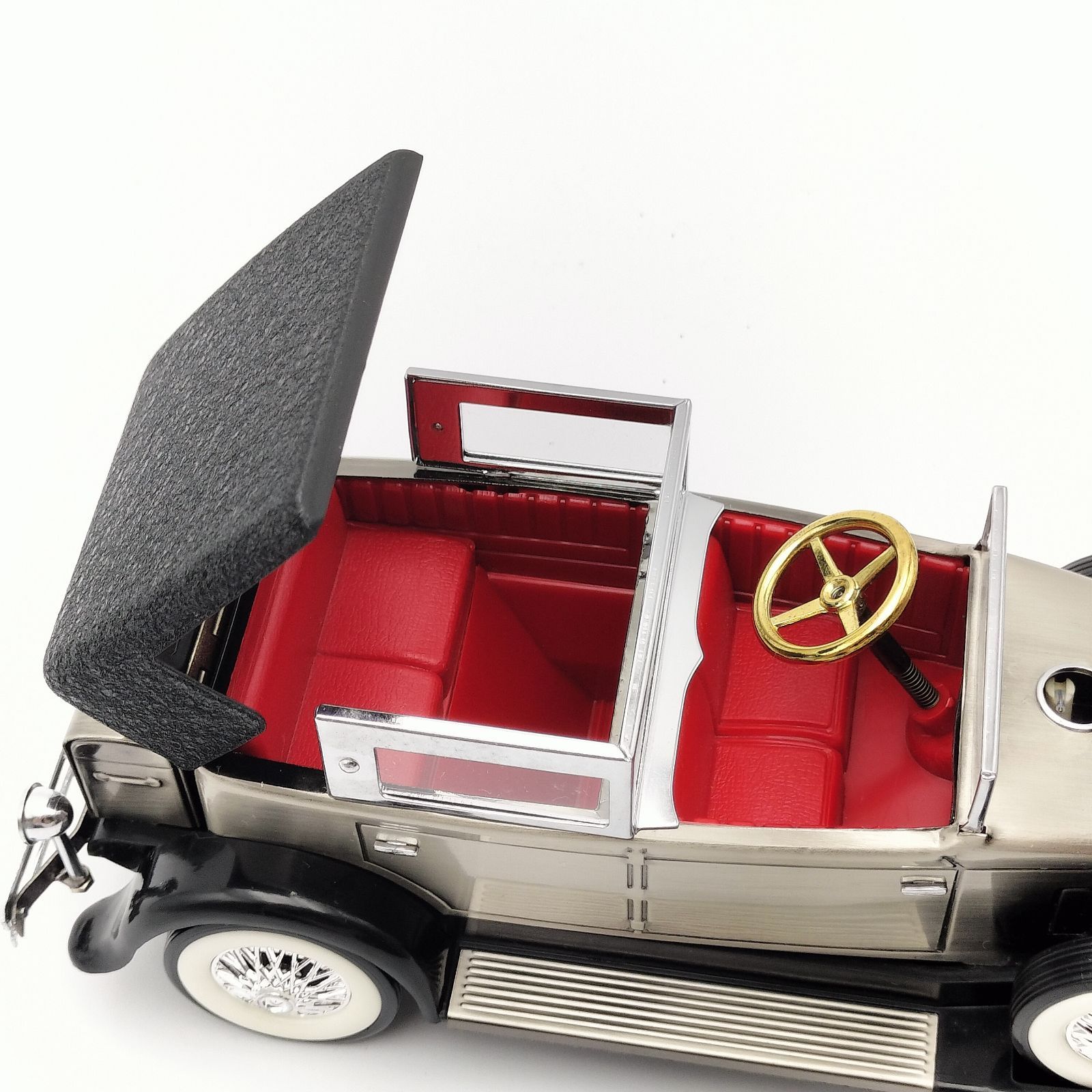 当時物 全長70cm 特大 クラシックカー ミニカー AIJYU TOYS 足けり乗用玩具 レトロカー クラシックカー 完成車