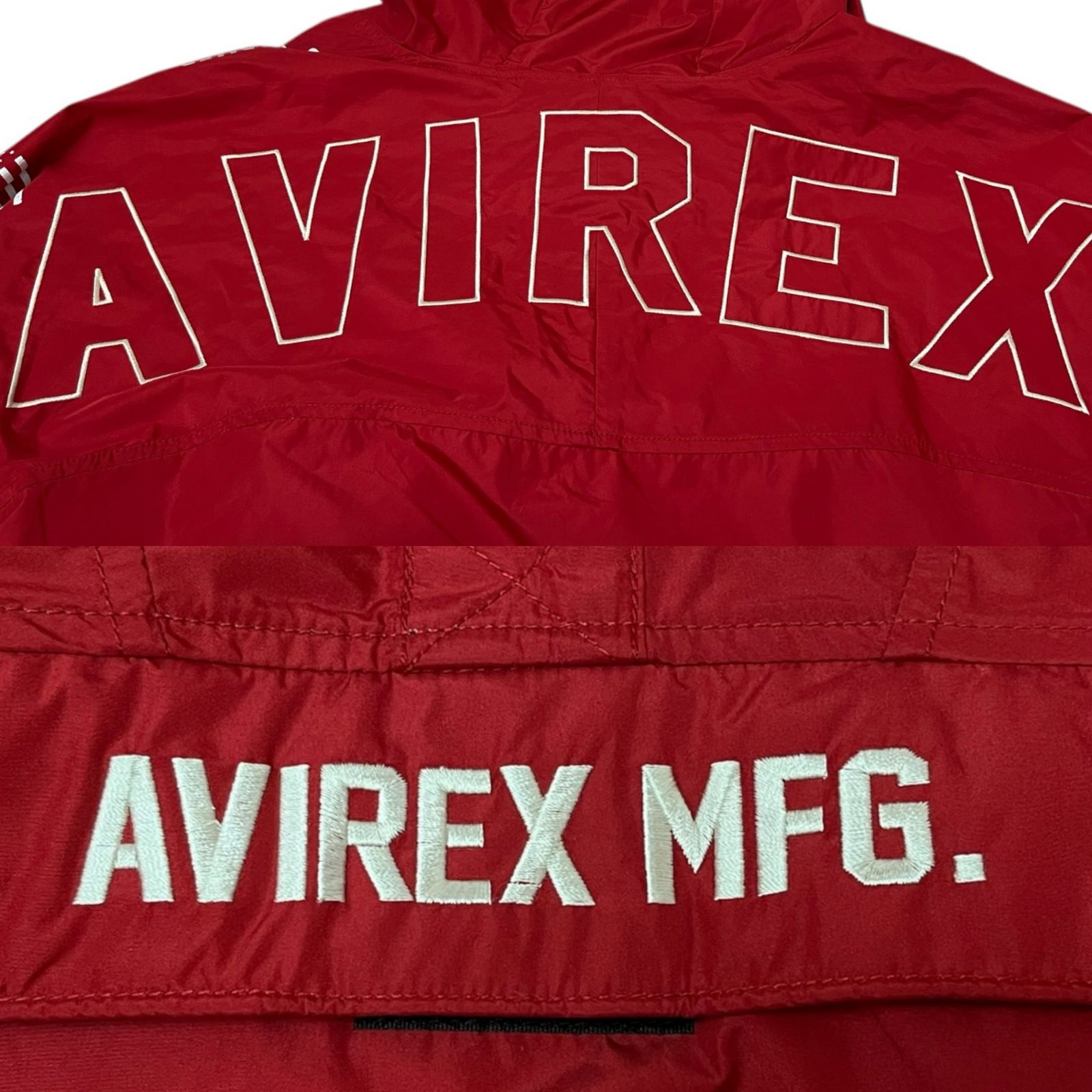 AVIREX (アヴィレックス) BIG LOGO VARSITY ANORAK ビッグロゴ 