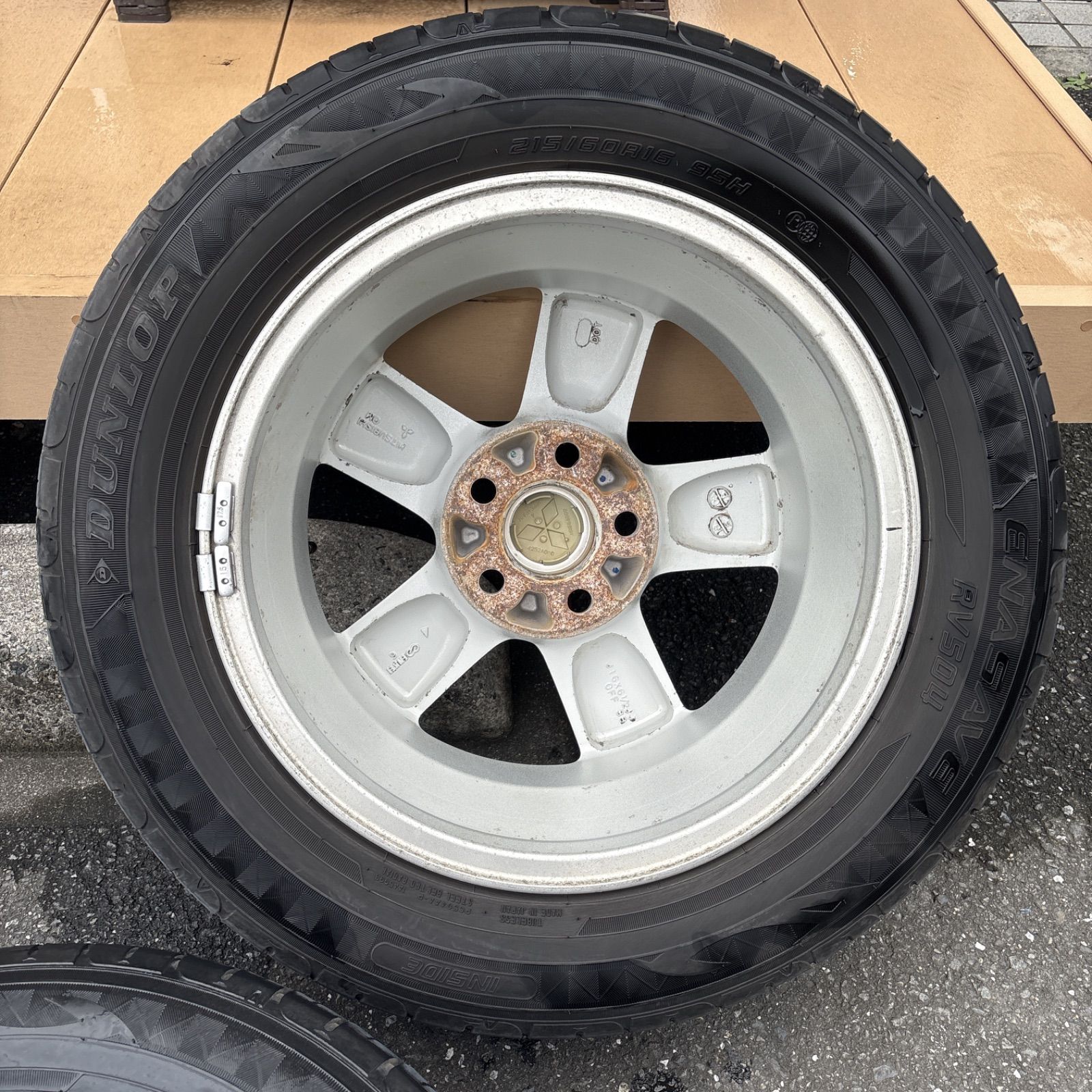 三菱 デリカミニ 純正 ホイールタイヤ4本セット 三菱デリカミニ純正