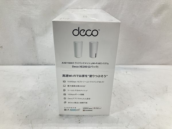 TP-Link Deco XE200 2-Pack Wi-Fiルーター トライバンド メッシュ Wi