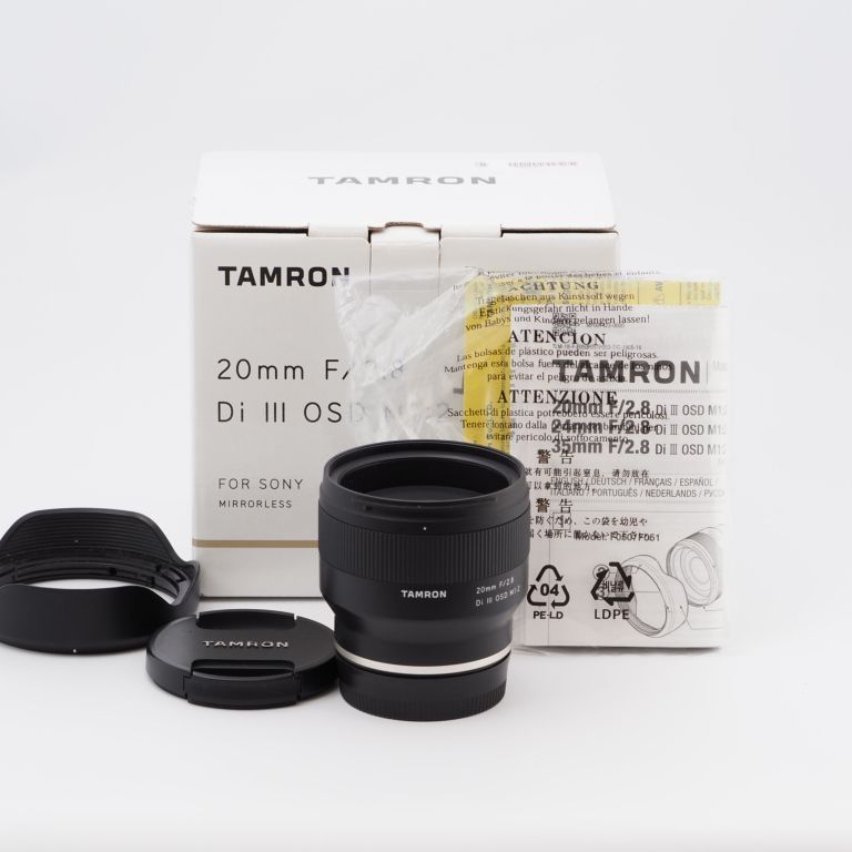 完売 Tamron 20mm F/2.8 Model F050 SONY Eマウント - カメラ