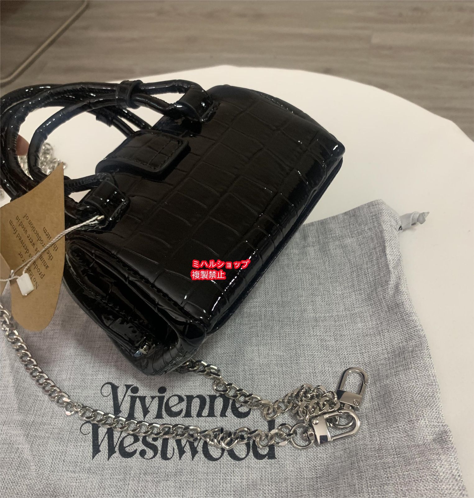 値下！ Vivienne Westwood ヴィヴィアンウエストウッド ミニショルダーバッグ 2way ハンドバック ブラック