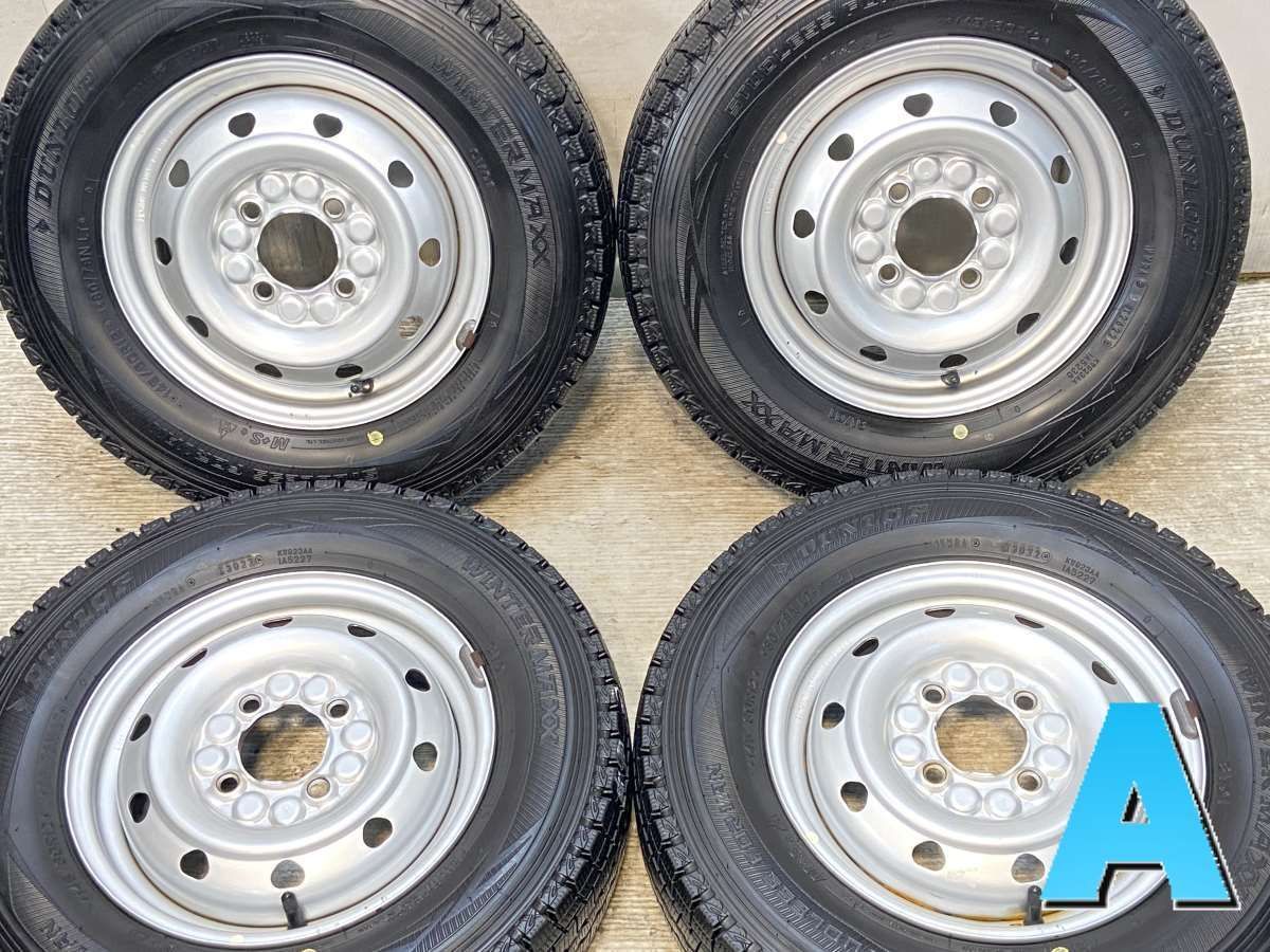 145|80R12 80|78LT ダンロップ ウィンターマックス SV01 TOPY M74 12x3.5 100-4穴 タイヤ スタッドレスタイヤ ホイールセット 4本セット w12251006007