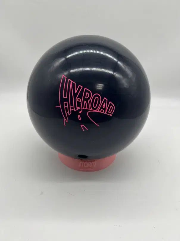 ストーム ハイロード ブラック 14p 14 ポンド ダムレス 両手で ボウリングボール 穴あけ加工のみ