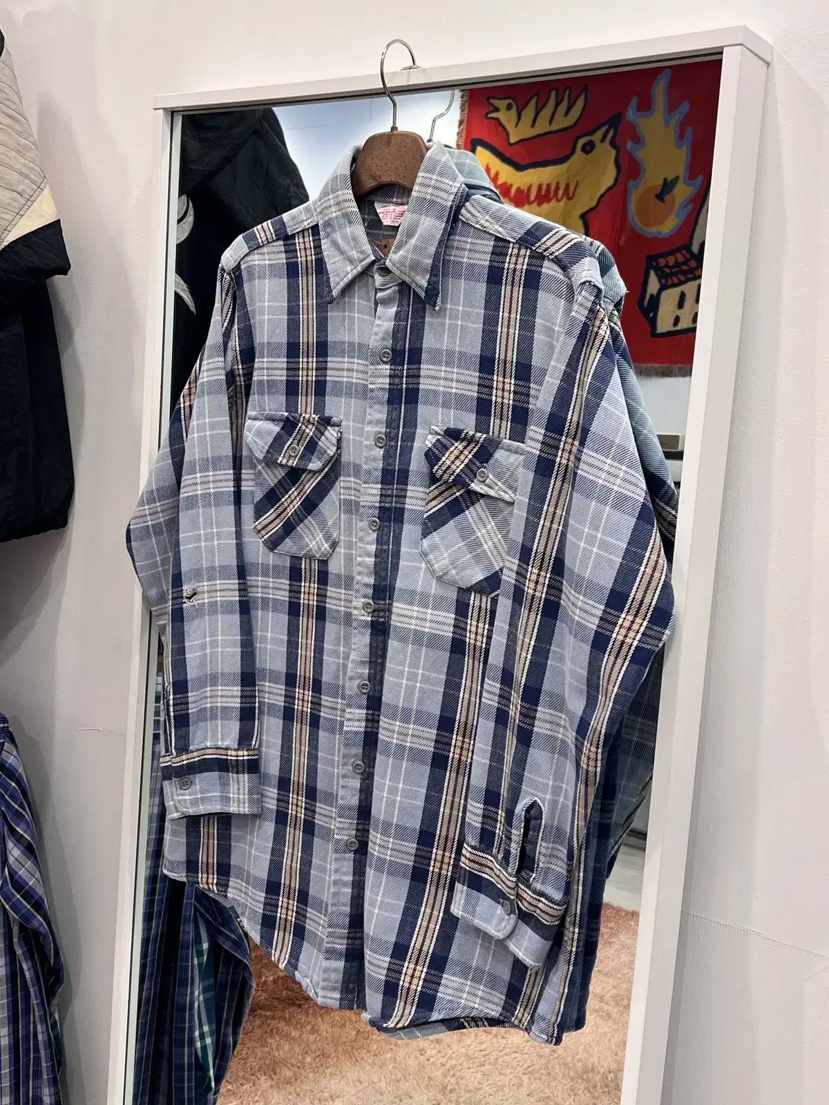 70-80s Frostproof ヴィンテージ コットン フランネル CHECK シャツ USA