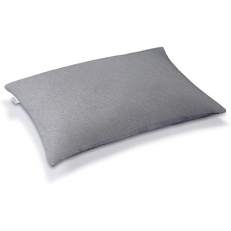 テンピュール(Tempur) 枕カバー グレー スムースピローケース 約63x43cm なめらか 抗菌防臭 伸縮性 ピローカバー 0
