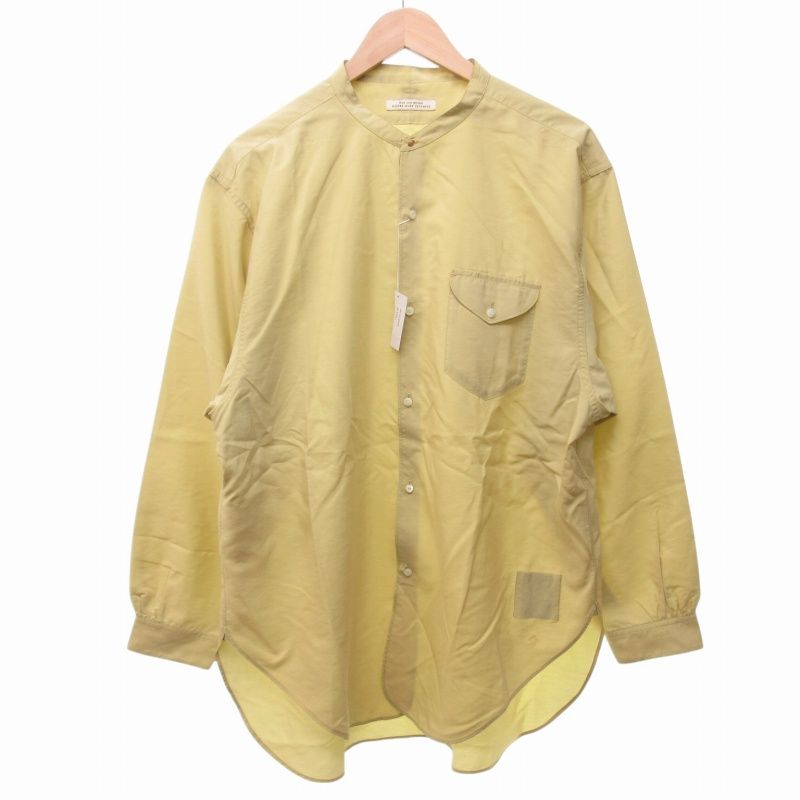 オールドジョー OLDJOE 24SS BAND COLLAR LONG TAIL SHIRTS シルク 