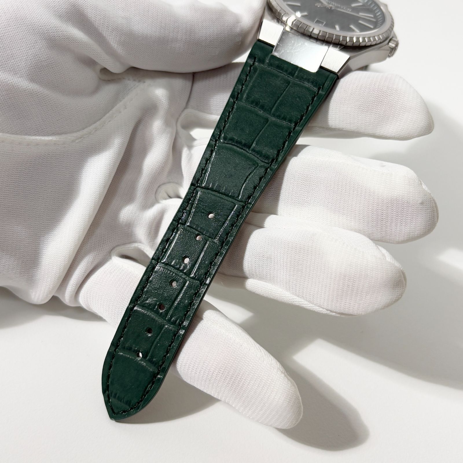 新品】AERO WATCH MILAN スポーツクォーツ メンズ腕時計 グリーン 