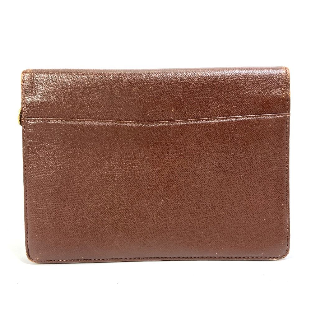 イヴ・サンローラン YSL金具 ヴィンテージ クラッチバッグ レザー 