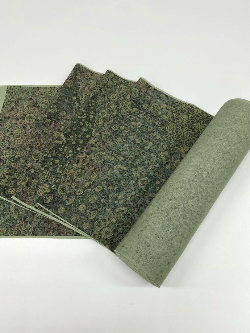 小紋 更紗 全体柄 正絹 反物 - メルカリ