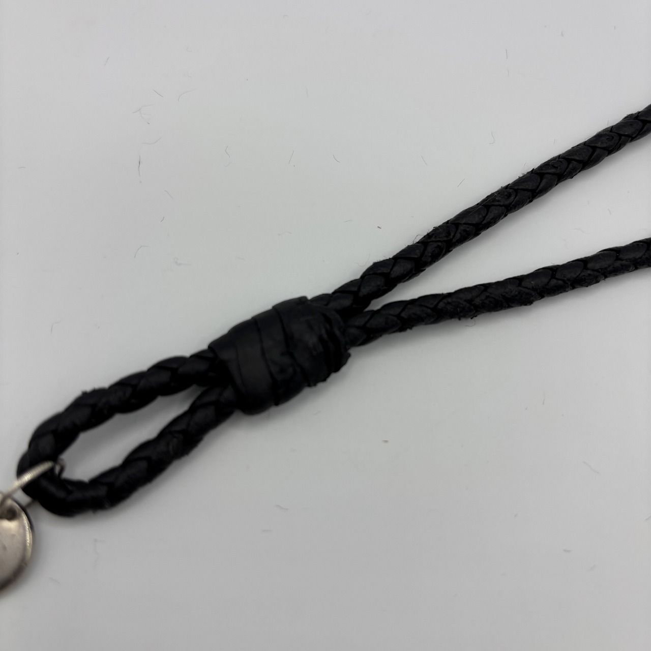ボッテガヴェネタ、ブラックレザー編み込みブレスレット ボッテガ ヴェネタ BOTTEGA VENETA ブレスレット レザー