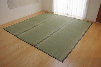日本製 い草上敷 六一間8畳 370×370cm 松 まつ