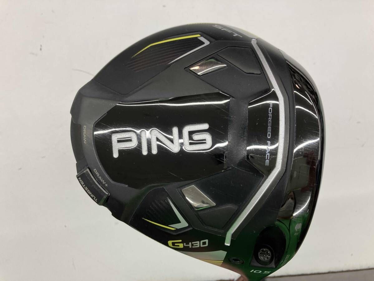PING G430 SFTドライバー ヘッドカバー付き PING G425 SFT ドライバーヘッド 10.5度(純正ヘッドカバー付