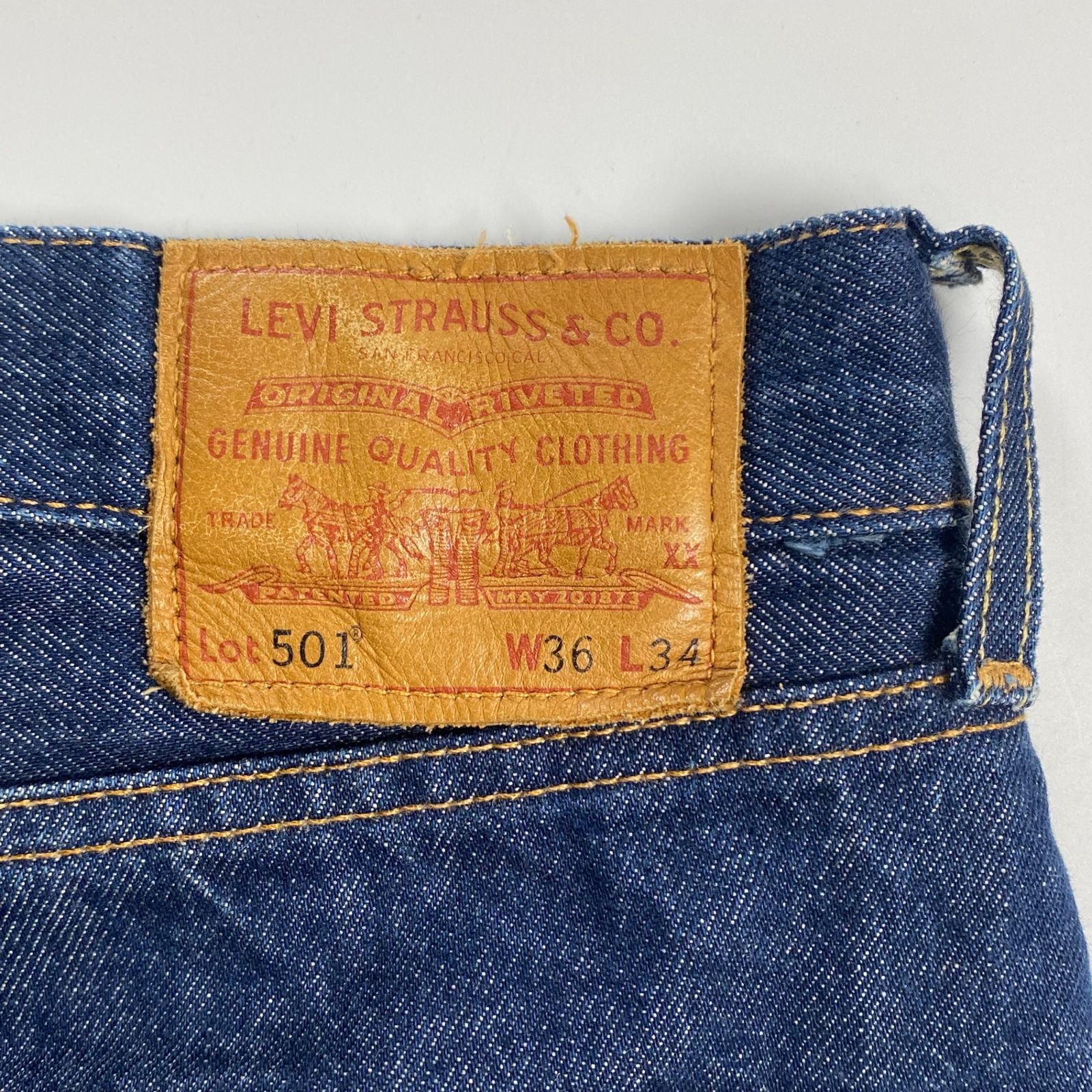 Levi's リーバイス / 501デニムパンツ コーンデニムホワイト