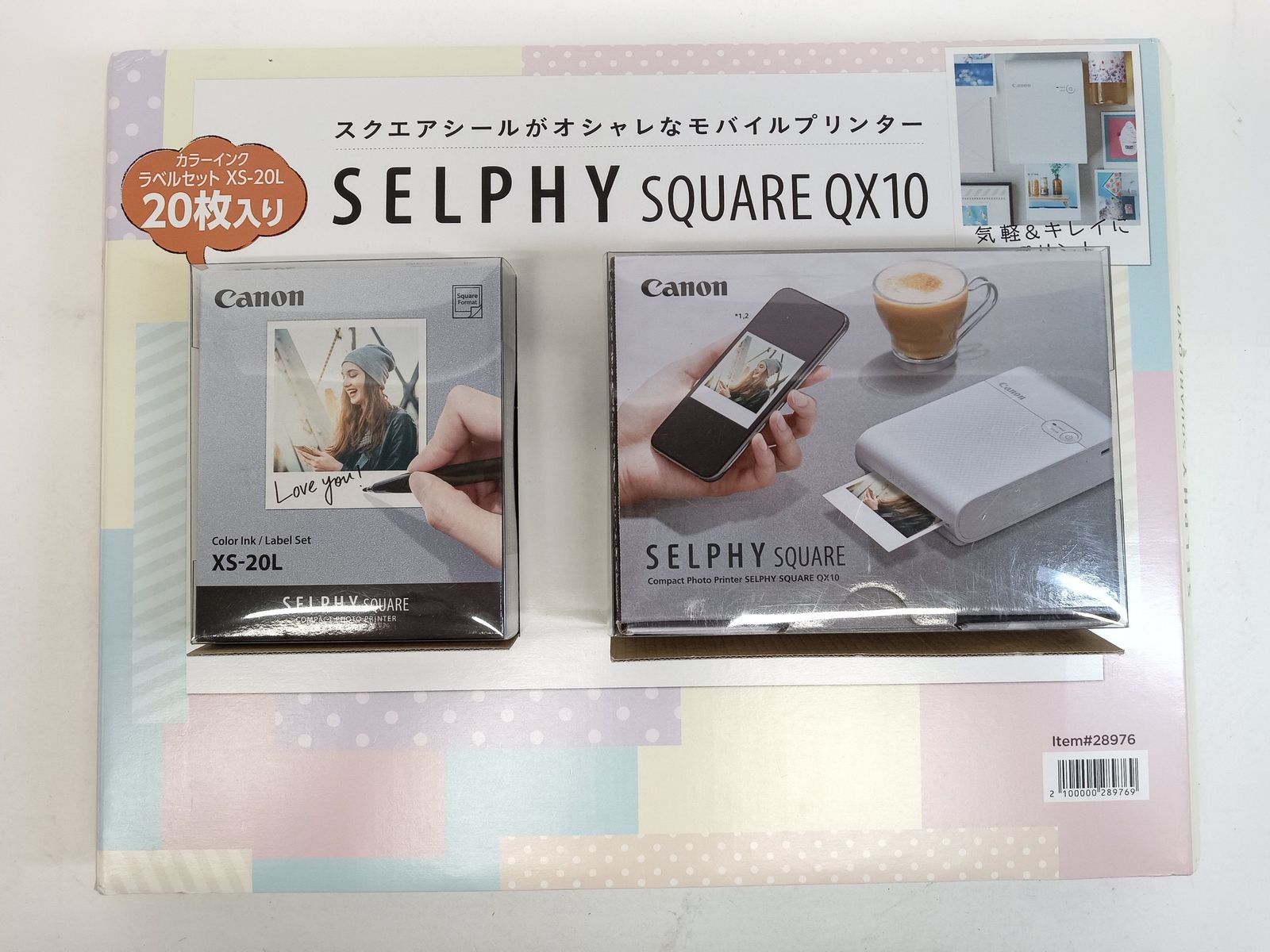 Canon キャノン スマートフォン用プリンター SELPHY SQUARE QX10