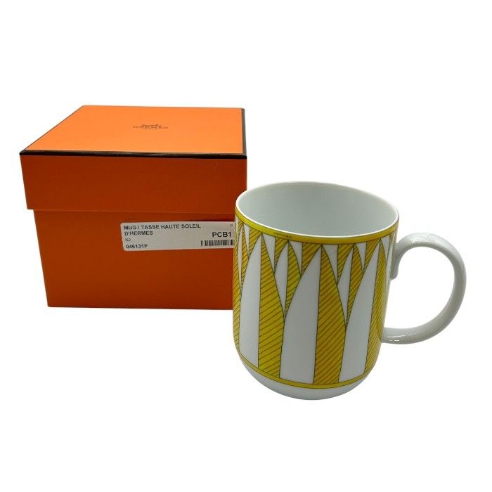 SOLEILD’HERMES ソレイユ ドゥ エルメス マグカップ No.2 046131P ブランド 洋食器 幾何学模様 おしゃれ W４