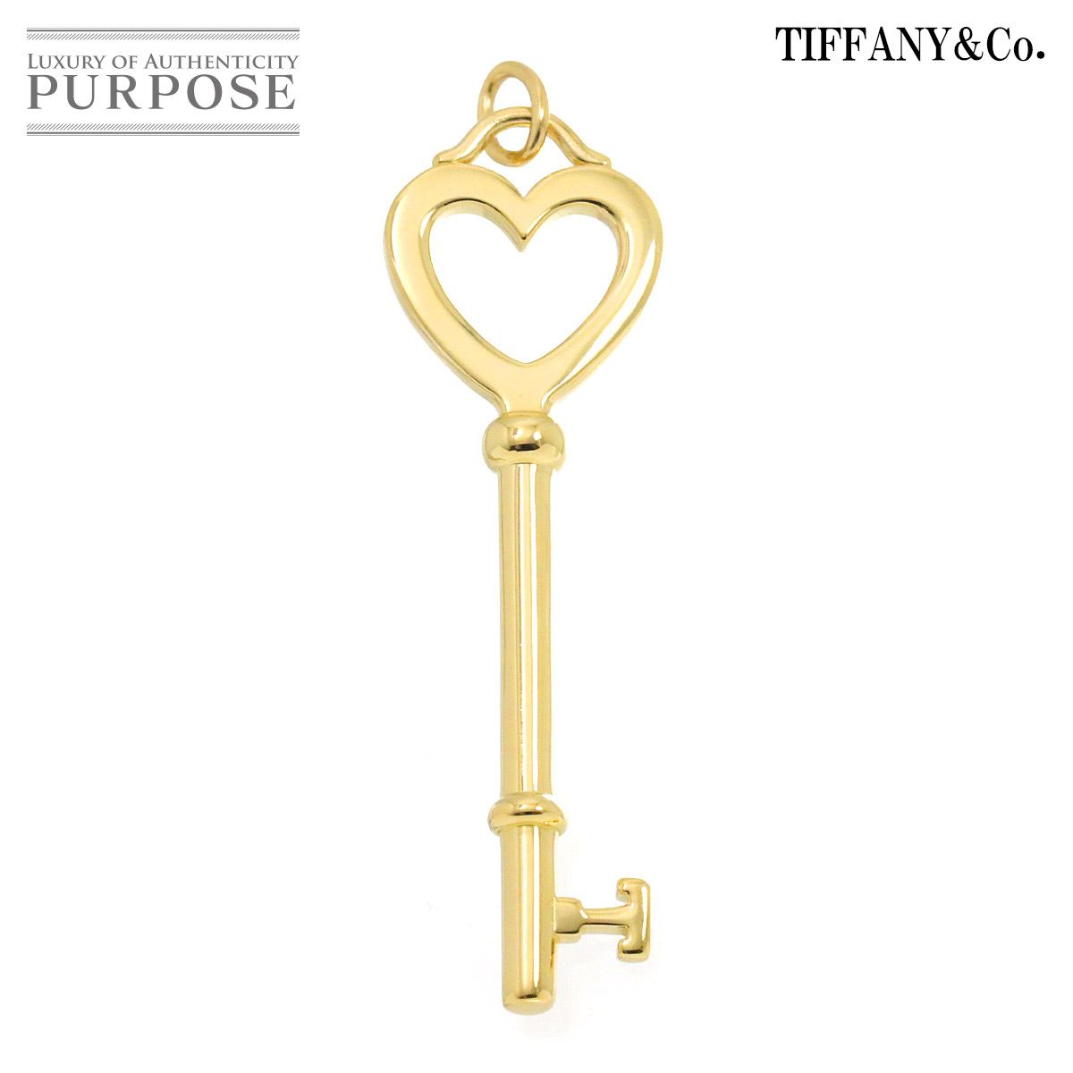 ティファニー TIFFANY&Co. ハート キー ペンダント トップ K18