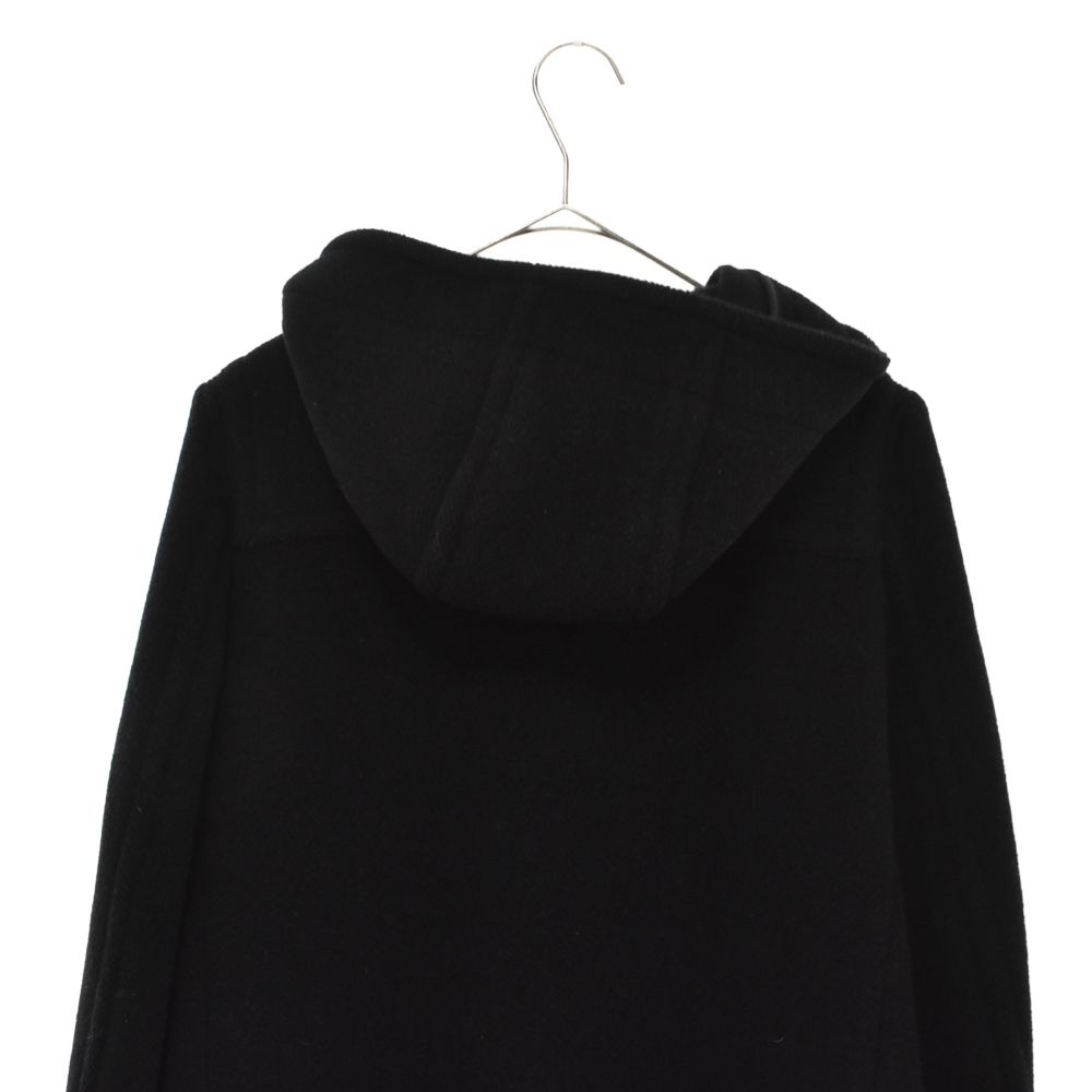 未使用品 ブラミンク ダッフルコート メルトン ブラック 46 L ロング丈 HYKE (ハイク) 14AW ホワイトトグル ダッフルコート ロング
