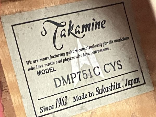 Takamine DMP751C CYS ギター エレアコ アコギ 弦楽器 ケース付き