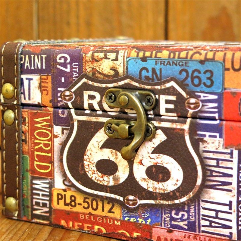 アメリカン雑貨 ルート66 BOX ROUTE66 ナンバープレート