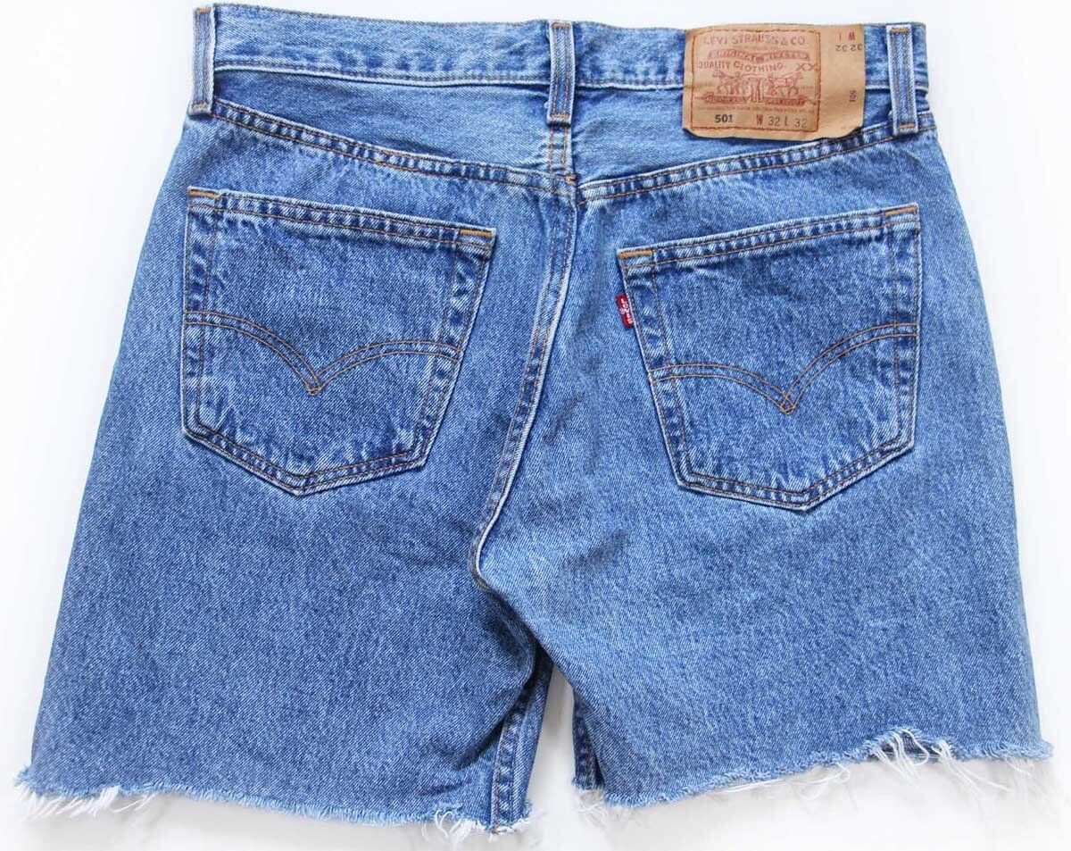 【古着】USA製 リーバイス　ショートパンツ　カットオフ　デニムパンツ Levi's リーバイス カットオフ デニムショートパンツ ショーツ
