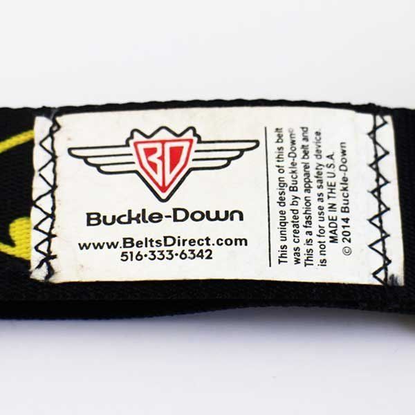 USA製 Buckle-down BATMANバットマン シートベルト型 バックル ベルト