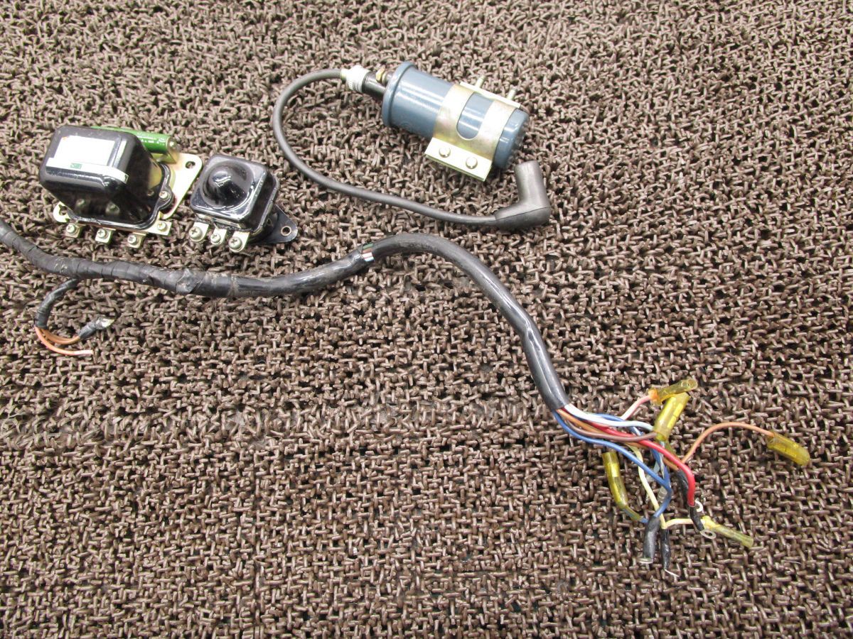 YA-5 メインハーネス イグニッションコイル △A6737 Y12 ヤマハ プラグキャップ 85627 キャブ車 YA5