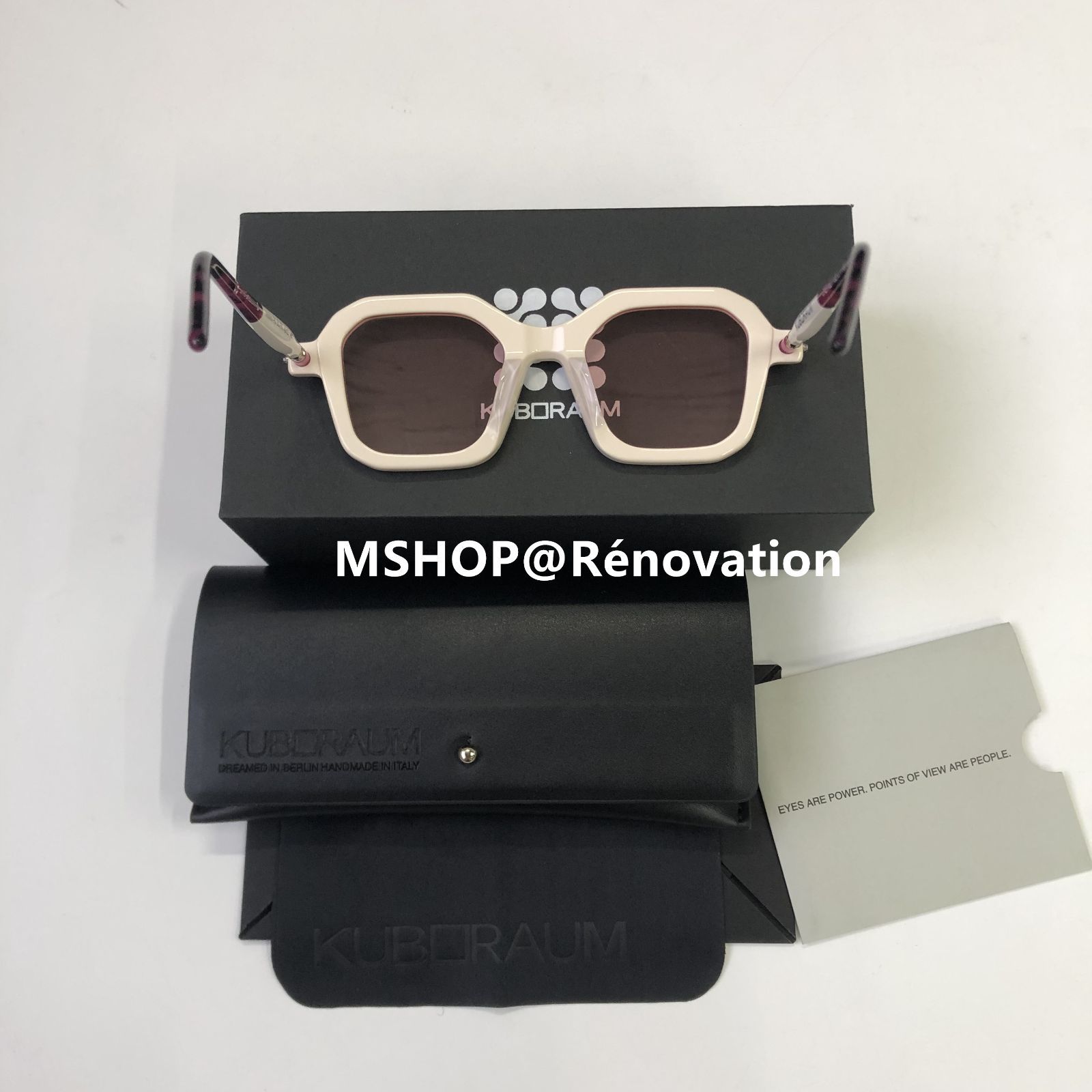 【在庫有】 BU P9 MASKE KUBORAUM FX スクエア 眼鏡 メガネ サングラス 小物