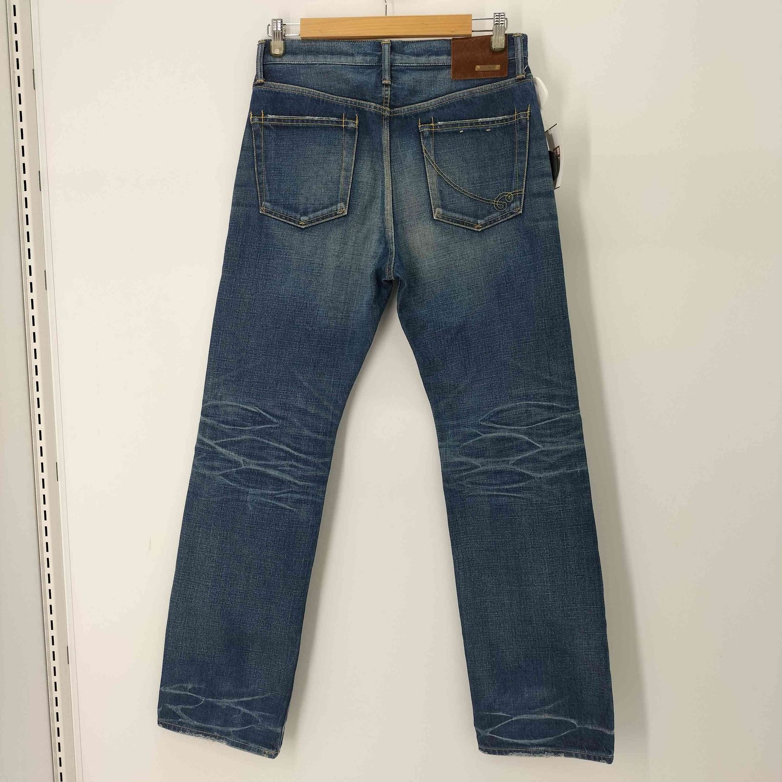 CALEE キャリーペイント加工ダメージデニムジーンズW36 CALEE キャリー 