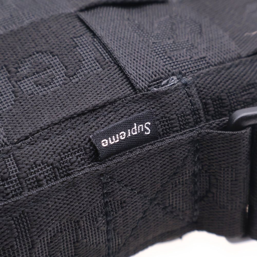 【人気】Supreme Woven Shoulder Bag 24SS ブラック Supreme Woven Shoulder Bag (SS24) - $78