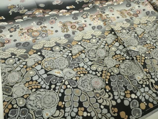 平和屋本店□極上 中国三大刺繍 スワトウ刺繍 汕頭刺繍 訪問着 作家物