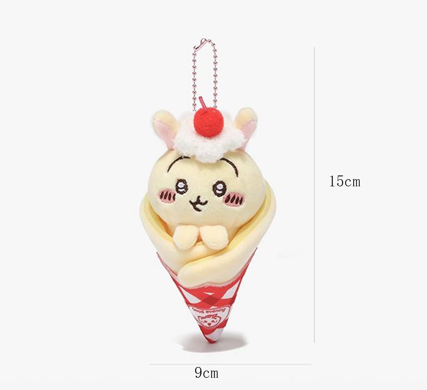 新品 [REENEW] ちいかわ アイスクリーム ぬいぐるみキーホルダー