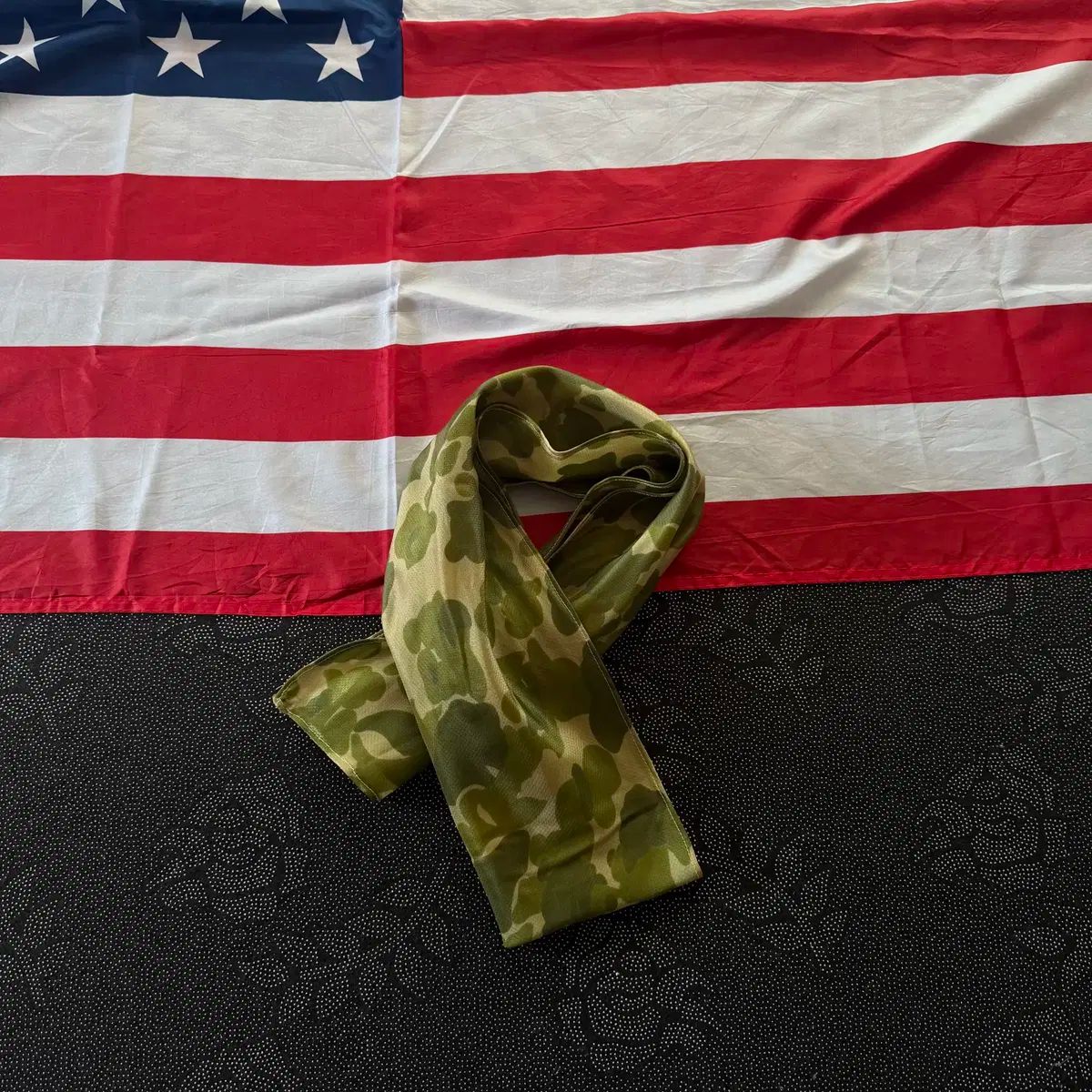 ミリタリー オリジナル ダックカモ スカーフ
