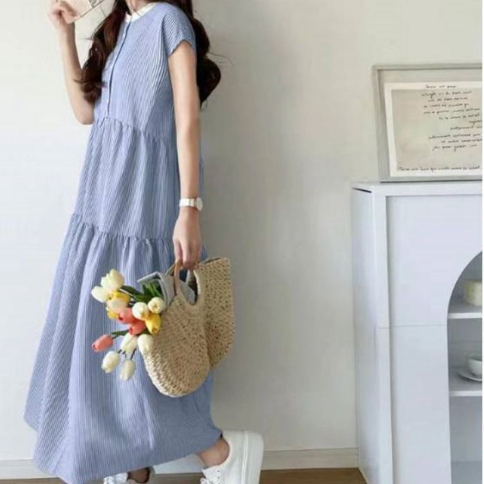 ワンピース レディース ワンピ シフォン マキシワンピ レディース マキシ丈 ひざ丈 のす ノースリーブ 通勤 薄手 着痩せ キレイめ おしゃれ シンプル 夏 夏服 体型カバー ファッションchaoliu162