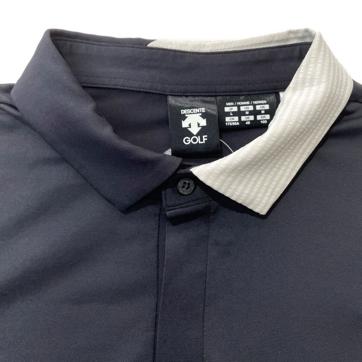 coco 中古 デサントゴルフ DESCENTE GOLF メンズ 半袖ポロシャツ M 黒