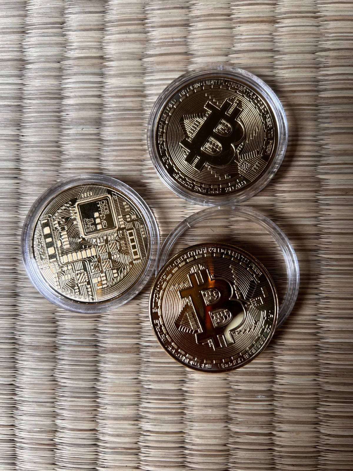 運気上昇ビットコイン ゴルフマーカー Bitcoin 30枚レプリカコイン金運