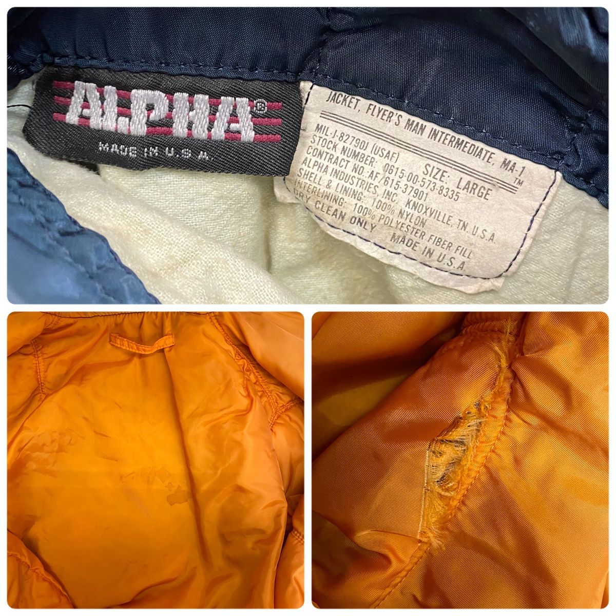 【ALPHA INDUSTRIES】 80s M-65 ジャケット 旧タグ ALPHA INDUSTRIES】 80s M-65 ジャケット 旧タグ ✨88～92年製