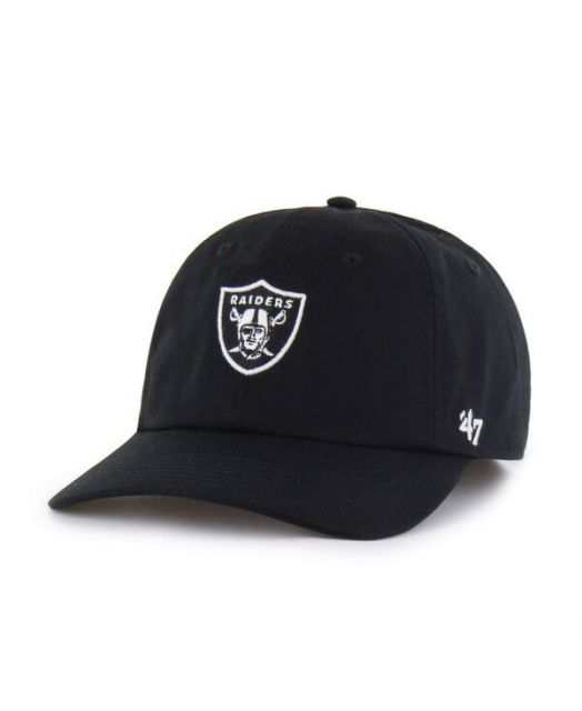 送料無料 47ブランド メンズ 帽子 アクセサリー Men s Black Las Vegas Raiders Foundational Franchise Fitted Hat Black