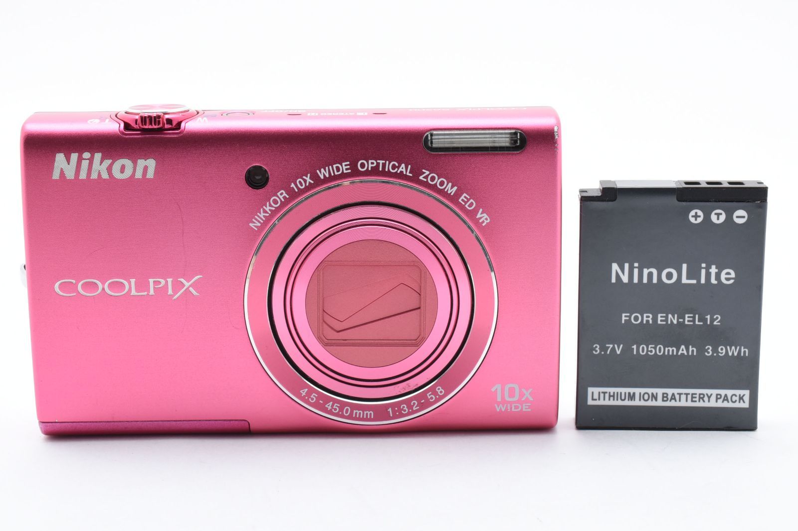 【返品保証】★実用品★ NIKON COOLPIX S6200 ニコン デジタルカメラ バッテリー新品 #24250629
